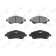 Колодки тормозные дисковые передний для TOYOTA AVENSIS(T25, T25#), COROLLA(CDE12#, R1#, ZDE12#, ZER#, ZZE12#) <b>LYNXauto BD-7548</b>