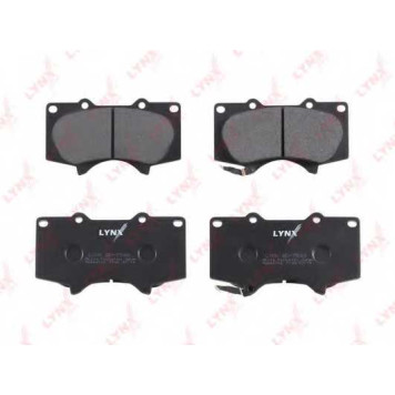 Колодки тормозные дисковые передний для LEXUS GX / MITSUBISHI PAJERO / TOYOTA FJ CRUISER, FORTUNER, HILUX, LAND CRUISER 150, LAND CRUISER <b>LYNXauto BD-7549</b>-1