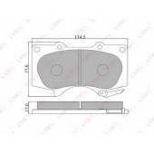 Колодки тормозные дисковые передний для LEXUS GX / MITSUBISHI PAJERO / TOYOTA FJ CRUISER, FORTUNER, HILUX, LAND CRUISER 150, LAND CRUISER <b>LYNXauto BD-7549</b>
