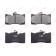 Колодки тормозные дисковые передний для LEXUS GS(GRL1#, GRS19#, GWL1#, GWS19#, URS19#, UZS19#) <b>LYNXauto BD-7566</b>