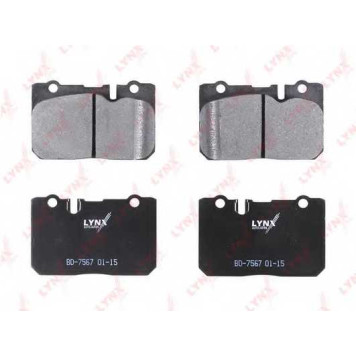 Колодки тормозные дисковые передний для LEXUS LS(UCF20) / TOYOTA CELSIOR(UCF2#), CENTURY(GZG5#) <b>LYNXauto BD-7567</b>-1