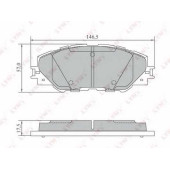 Колодки тормозные дисковые передний для TOYOTA AURIS, PREMIO, PRIUS PLUS, RAV 4 <b>LYNXauto BD-7572</b>