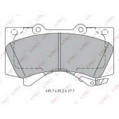 Колодки тормозные дисковые передний для LEXUS LX(URJ201) / TOYOTA LAND CRUISER 200(UZJ2#,VDJ2#), SEQUOIA(UCK6#,UPK6#,USK6#), TUNDRA(#K5#) <b>LYNXauto BD-7580</b>