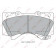 Колодки тормозные дисковые передний для LEXUS LX(URJ201) / TOYOTA LAND CRUISER 200(UZJ2#,VDJ2#), SEQUOIA(UCK6#,UPK6#,USK6#), TUNDRA(#K5#) <b>LYNXauto BD-7580</b>