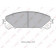 Колодки тормозные дисковые передний для LEXUS RX(AGL1#,GGL1#,GYL1#) / TOYOTA KLUGER(#ASU4#,#GSU4#,#MHU4#) <b>LYNXauto BD-7596</b>
