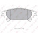 Колодки тормозные дисковые задний для LEXUS RX(AGL1#,GGL1#,GYL1#) / TOYOTA PRIUS PLUS(ZVW4#) <b>LYNXauto BD-7597</b>