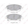 Колодки тормозные дисковые передний для TOYOTA AURIS, AVENSIS, COROLLA, VERSO <b>LYNXauto BD-7598</b>