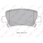 Колодки тормозные дисковые задний для TOYOTA AVENSIS(ADT27,ZRT27) <b>LYNXauto BD-7599</b>