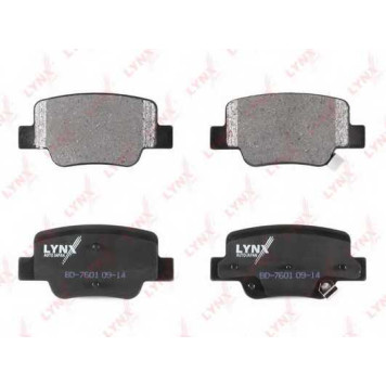 Колодки тормозные дисковые задний для TOYOTA VERSO(#AUR2#,#ZGR2#) <b>LYNXauto BD-7601</b>-1