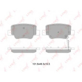 Колодки тормозные дисковые задний для TOYOTA VERSO(#AUR2#,#ZGR2#) <b>LYNXauto BD-7601</b>
