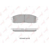 Колодки тормозные дисковые для TOYOTA CENTURY, CORONA, CRESSIDA, CROWN, SOARER, SUPRA <b>LYNXauto BD-7602</b>