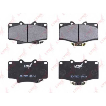 Колодки тормозные дисковые передний для TOYOTA 4 RUNNER(KZN18#, RN10#, RN13#, RZN18#, VZN10#, VZN13#, VZN18#) <b>LYNXauto BD-7603</b>-1