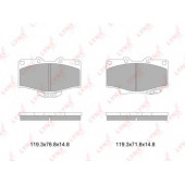 Колодки тормозные дисковые передний для TOYOTA 4 RUNNER(KZN18#, RN10#, RN13#, RZN18#, VZN10#, VZN13#, VZN18#) <b>LYNXauto BD-7603</b>