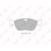 Колодки тормозные дисковые передний для VOLVO 850(LS,LW), C70, S70(LS), V70(LV) <b>LYNXauto BD-7810</b>