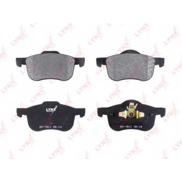 Колодки тормозные дисковые передний для VOLVO S60, S70(LS), S80(TS,XY), V70(LV,SW), XC70 CROSS COUNTRY <b>LYNXauto BD-7811</b>-1