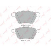 Колодки тормозные дисковые передний для VOLVO XC90 <b>LYNXauto BD-7814</b>