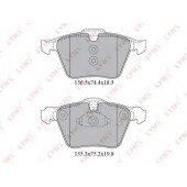 Колодки тормозные дисковые передний для FORD GALAXY(WA6), S-MAX(WA6) / VOLVO S60, S80(AS), V60, V70(BW,SW), XC70 CROSS COUNTRY, XC70 <b>LYNXauto BD-7816</b>