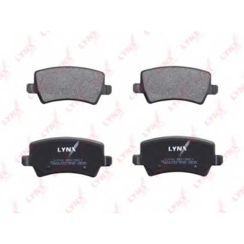 Колодки тормозные дисковые задний для FORD GALAXY, S-MAX / LAND ROVER FREELANDER, RANGE ROVER EVOQUE / VOLVO S60, S80, V60, V70, XC60, XC70 CROSS COUNTRY, XC70 <b>LYNXauto BD-7817</b>-1
