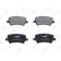 Колодки тормозные дисковые задний для FORD GALAXY, S-MAX / LAND ROVER FREELANDER, RANGE ROVER EVOQUE / VOLVO S60, S80, V60, V70, XC60, XC70 CROSS COUNTRY, XC70 <b>LYNXauto BD-7817</b>