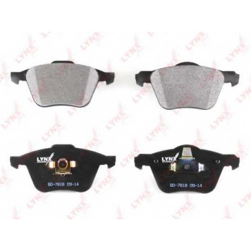 Колодки тормозные дисковые передний для VOLVO S60, S80(TS,XY), V70(SW), XC90 <b>LYNXauto BD-7818</b>-1