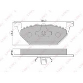 Колодки тормозные дисковые передний для AUDI A1, A3 / SKODA CITIGO, FABIA, OCTAVIA, RAPID, ROOMSTER / VW BEETLE, BORA, FOX, GOLF, JETTA, NEW BEETLE, POLO, UP <b>LYNXauto BD-8003</b>