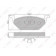 Колодки тормозные дисковые передний для AUDI A1, A3 / SKODA CITIGO, FABIA, OCTAVIA, RAPID, ROOMSTER / VW BEETLE, BORA, FOX, GOLF, JETTA, NEW BEETLE, POLO, UP <b>LYNXauto BD-8003</b>