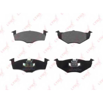 Колодки тормозные дисковые передний для SKODA FABIA(6Y2,6Y3,6Y5) / VW FOX(5Z1,5Z3), LUPO(6E1,6X1), POLO(6N1,6N2,6NF,9N#) <b>LYNXauto BD-8008</b>-1