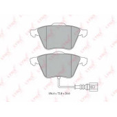 Колодки тормозные дисковые передний для AUDI A3(8P1,8PA) / SKODA SUPERB(3T4,3T5) / VW CC(358), EOS(1F7,1F8), GOLF(1K1,521,5K1,5M1), PASSAT(357,3C2,3C5) <b>LYNXauto BD-8016</b>