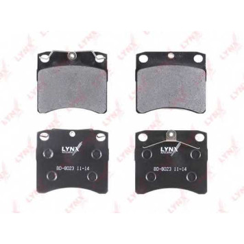 Колодки тормозные дисковые передний для VW TRANSPORTER(70XA, 70XB, 70XC, 70XD, 7DB, 7DK, 7DW) <b>LYNXauto BD-8023</b>-1