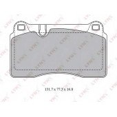 Колодки тормозные дисковые передний для VW TOUAREG(7L6,7L7,7LA,7P5) <b>LYNXauto BD-8028</b>