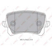 Колодки тормозные дисковые задний для AUDI A6(4F2,4F5,C6), Q3(8U) / VW CC(358), PASSAT(357,362,365,3C2,3C5), SHARAN(7N1,7N2), TIGUAN(5N#) <b>LYNXauto BD-8030</b>