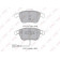 Колодки тормозные дисковые передний для AUDI Q3(8U) / VW SHARAN(7N1,7N2), TIGUAN(5N#) <b>LYNXauto BD-8038</b>
