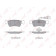 Колодки тормозные дисковые задний для VW TOUAREG(7L6,7L7,7LA) <b>LYNXauto BD-8039</b>