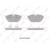 Колодки тормозные дисковые для AUDI A4, A8, TT / BMW 7, Z8 / CHRYSLER CROSSFIRE / MERCEDES C, CLK, E, S, SLK / VW GOLF, PASSAT <b>LYNXauto BD-8040</b>