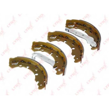 Комплект тормозных колодок задний для FORD FIESTA(J3#, J5#, JA#, JB#, JD#, JH#, JV#), FUSION(JU#), KA(RB#), PUMA(EC#), STREET KA(RL2) / MAZDA 2(DY) <b>LYNXauto BS-3001</b>-1