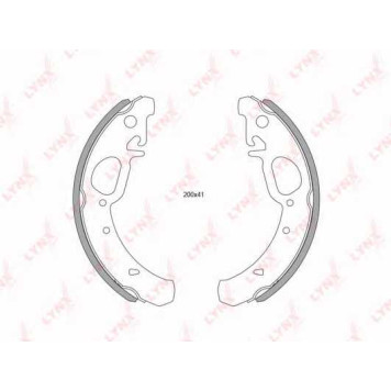 Комплект тормозных колодок задний <b>LYNXauto BS-4603</b>