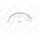 Комплект тормозных колодок задний для NISSAN CUBE(Z10), MICRA(K11) <b>LYNXauto BS-5701</b>