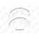 Комплект тормозных колодок задний для NISSAN MICRA(K12), NOTE(E11) / RENAULT CLIO(BR0/1,CR0/1,KR0/1#), MODUS(F/JP0#) <b>LYNXauto BS-5717</b>