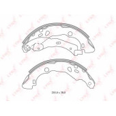 Комплект тормозных колодок задний для RENAULT CLIO(BB0/1/2#, BR0/1, CB0/1/2#, CR0/1, SB0/1/2#), LOGAN(LS#), SANDERO/STEPWAY, THALIA(LB0/1/2#, LU1/2#) <b>LYNXauto BS-6300</b>