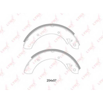 Комплект тормозных колодок задний для HYUNDAI GRACE, H-1, H100, SONATA / MERCEDES 100 / RENAULT MASTER, TRAFIC / SSANGYONG KORANDO, REXTON <b>LYNXauto BS-7000</b>