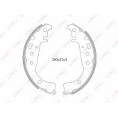 Комплект тормозных колодок задний для TOYOTA ALLION, bB, CELICA, COROLLA, IQ, IST, PLATZ, PORTE, PRIUS, RAUM, WILL CYPHA, WILL VS, YARIS <b>LYNXauto BS-7501</b>