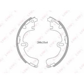 Комплект тормозных колодок задний для TOYOTA CAMRY, CARINA E, CARINA, CELICA, COROLLA, CORONA, CURREN, SPRINTER CARIB <b>LYNXauto BS-7503</b>