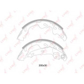 Комплект тормозных колодок задний для CITROEN C1 / OPEL AGILA / PEUGEOT 107 / SUZUKI SPLASH, SWIFT / TOYOTA AYGO, COROLLA, YARIS <b>LYNXauto BS-7526</b>