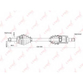 Приводной вал LYNXauto CD-1423