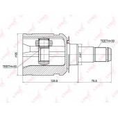 Шарнирный комплект приводного вала LYNXauto CI-3721