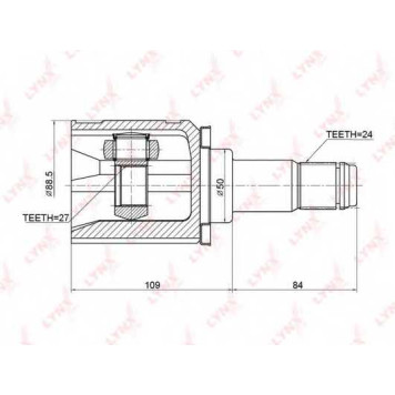 Шарнирный комплект приводного вала LYNXauto CI-3723