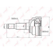 Шарнирный комплект приводного вала LYNXauto CO-1806