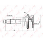 Шарнирный комплект приводного вала LYNXauto CO-1812A