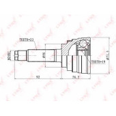 Шарнирный комплект приводного вала LYNXauto CO-1813