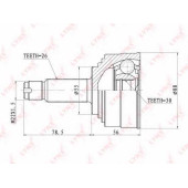 Шарнирный комплект приводного вала LYNXauto CO-3403